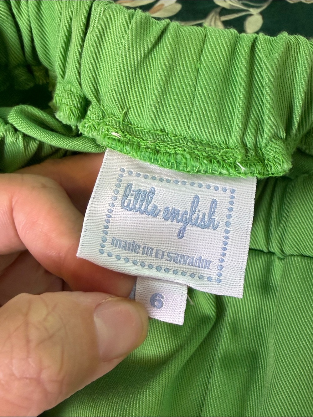 Little English Lime Green Ruffle-Trim Girls' Shorts - Picture 3 of 4